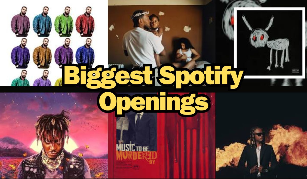 Biggest Opening Day Streams on Spotify for Rap Albums This Decade